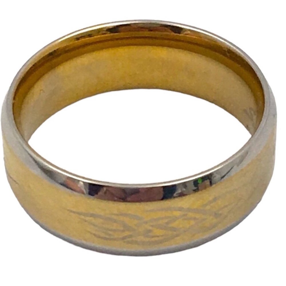 Spikes Stainless Steel Gold/Silver Tone Ba…
